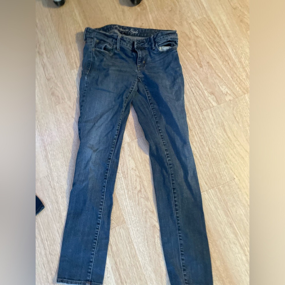 Low waisted skinny jeans